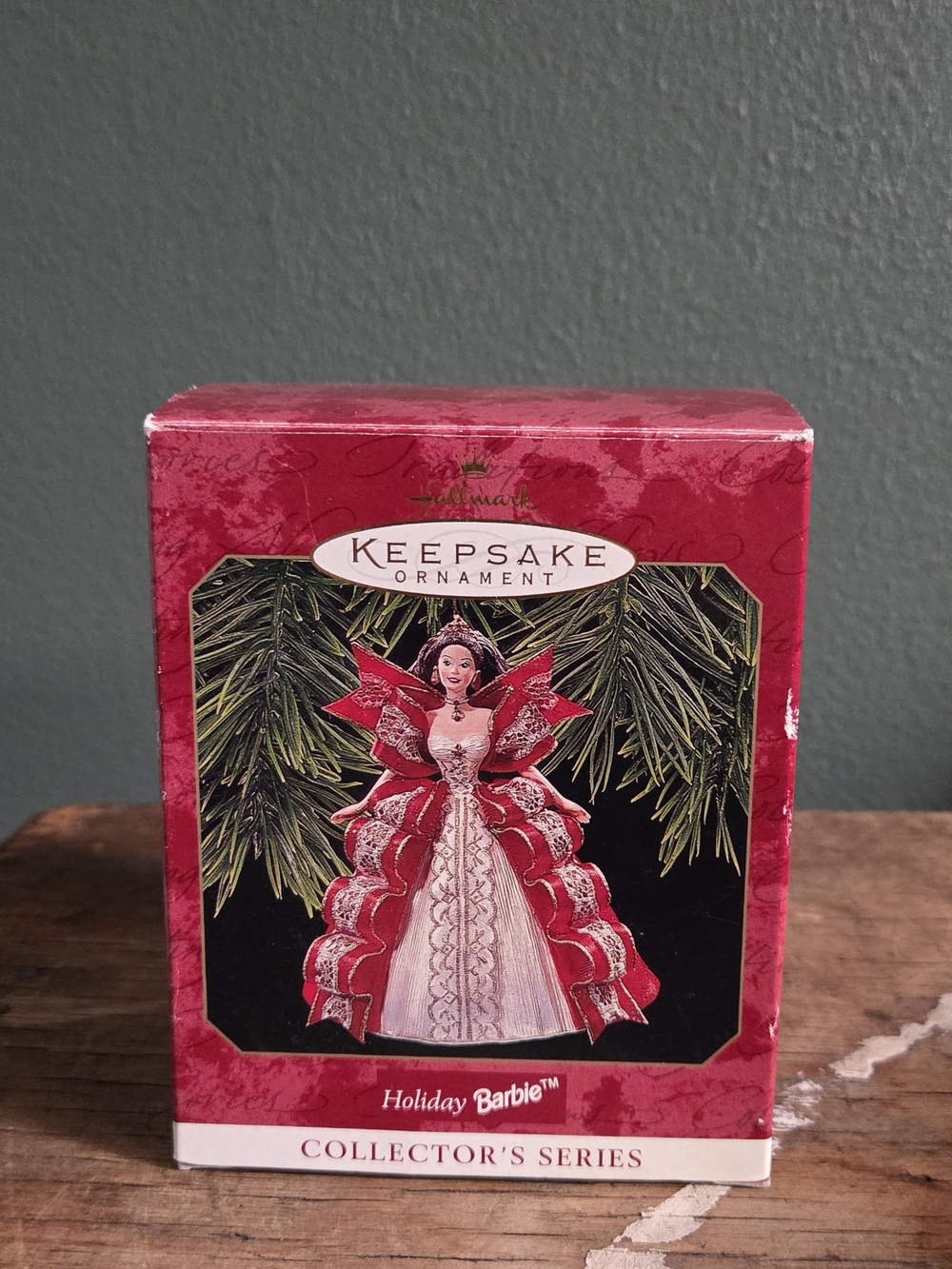 Hallmark Barbie Keepsake Ornament in Red and White